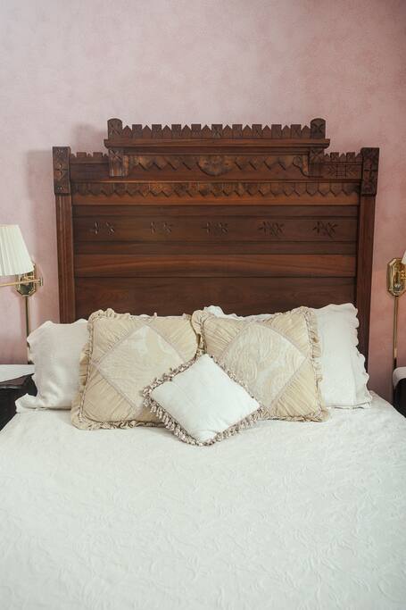 Antique Eastlake headboard