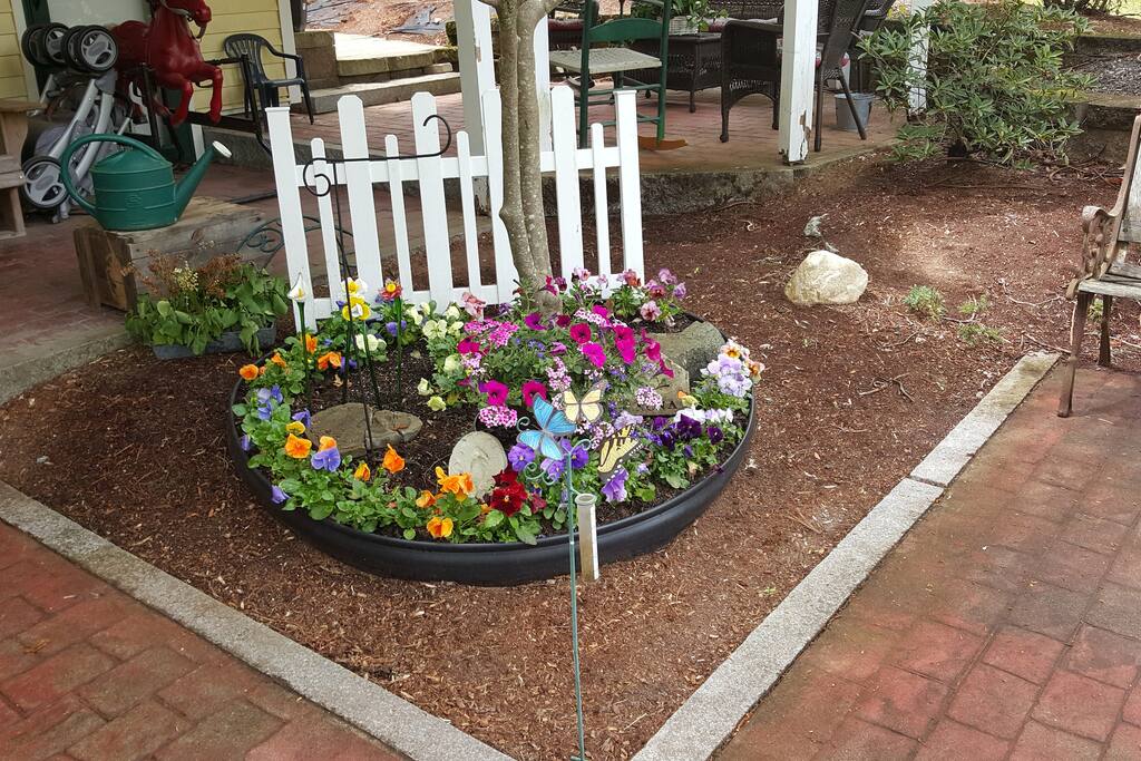 Flower Gardens at Front Entrance