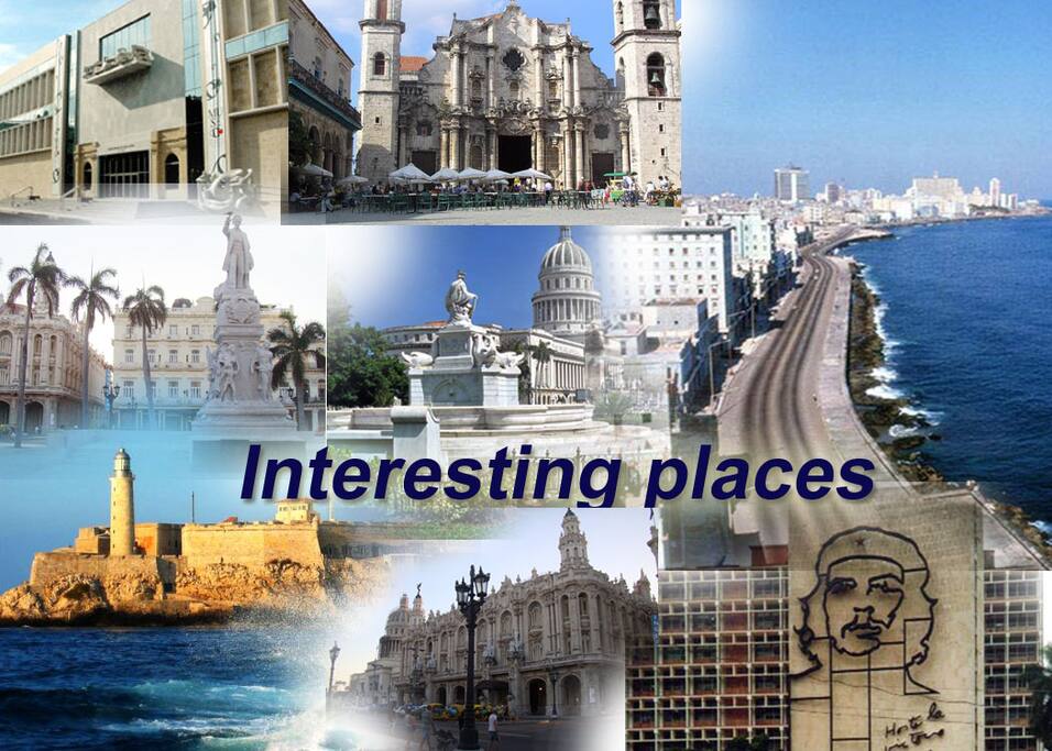 Diferentes lugares a visitar alrededor y cerca del apartamento