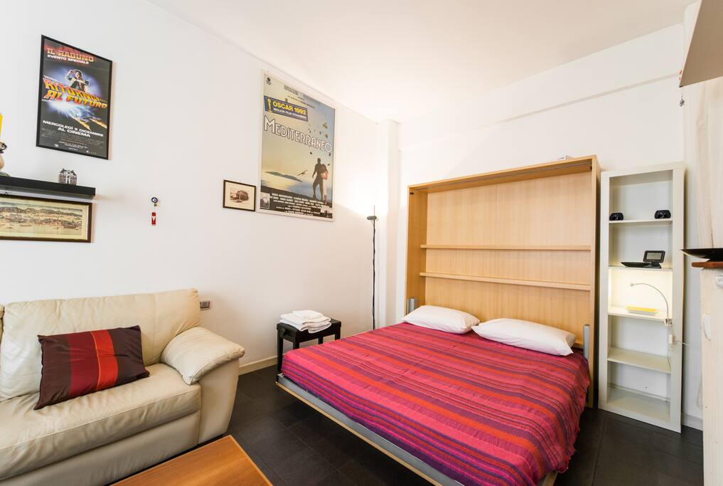 letto a scomparsa con comodo materasso