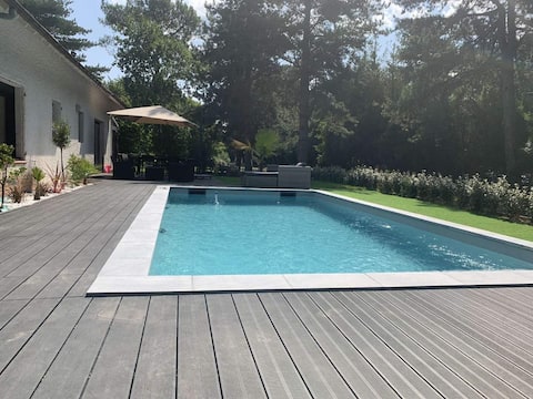 villa with pool