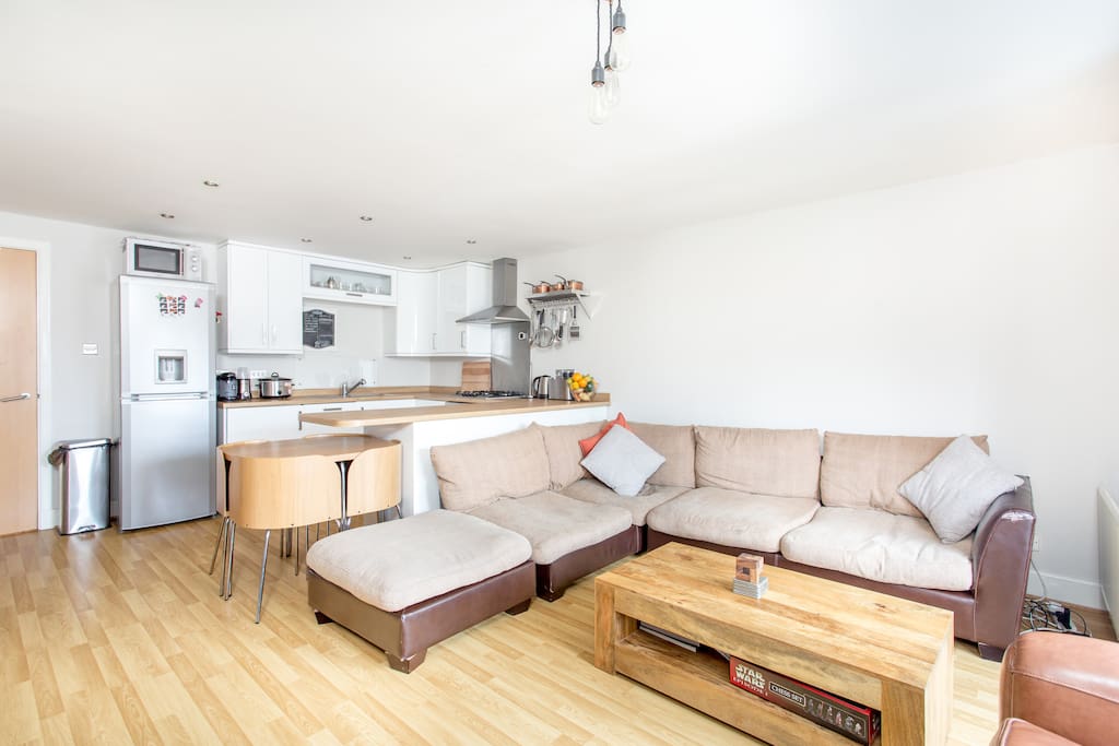 Open plan living room