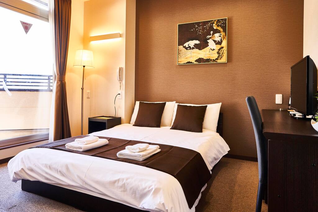 Bedroom with comfortable beds.