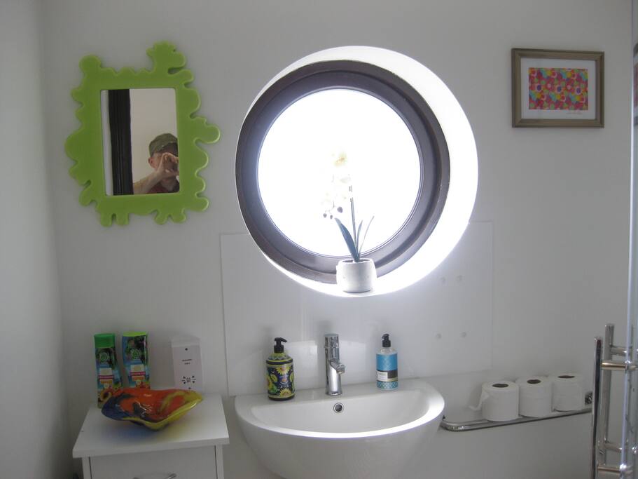 Brand new bathroom with a shower 2