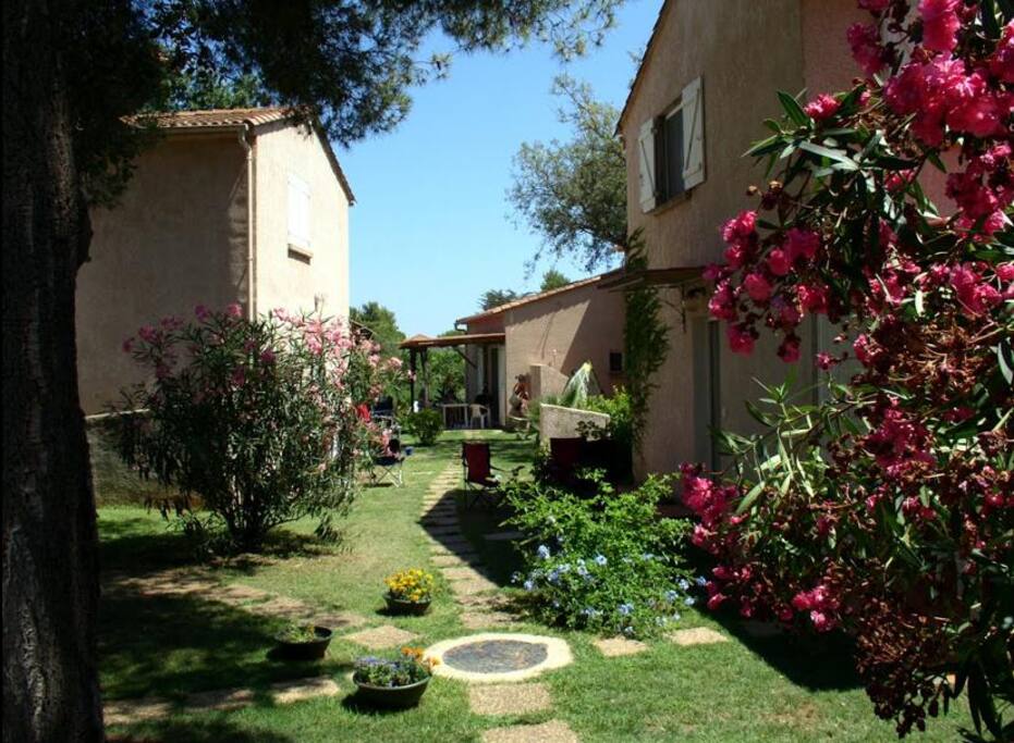 the residence in the garden