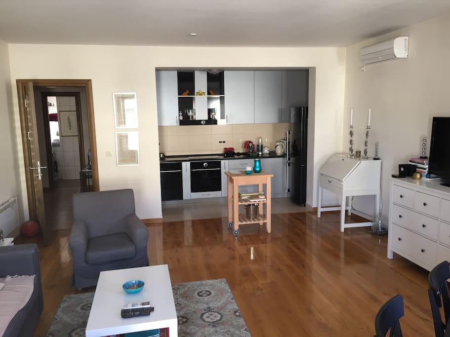 Living room + kitchen