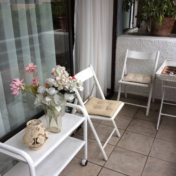 Agradable terraza