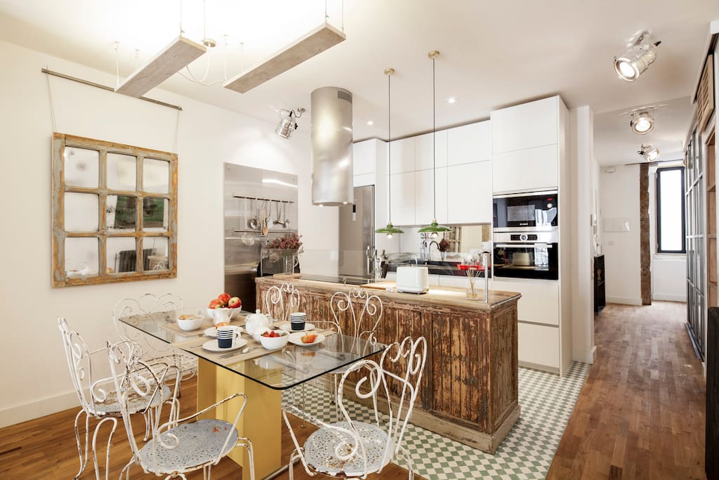 Kitchen and dining room