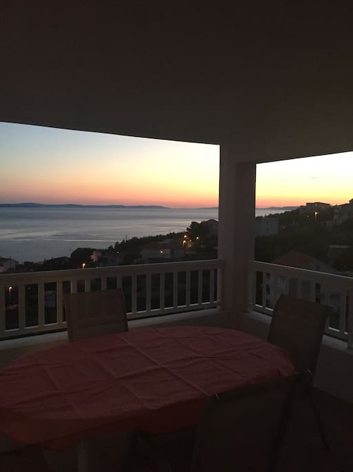 View from the balcony