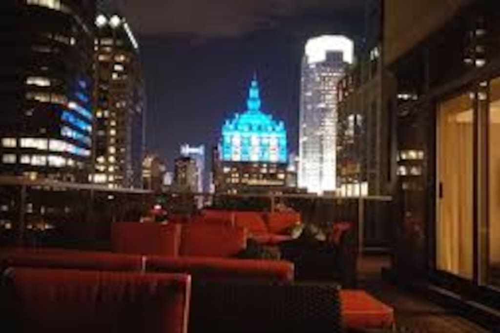 Rooftop lounge