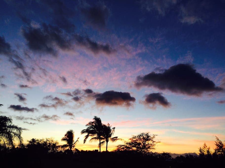 Another peaceful evening on the lanai