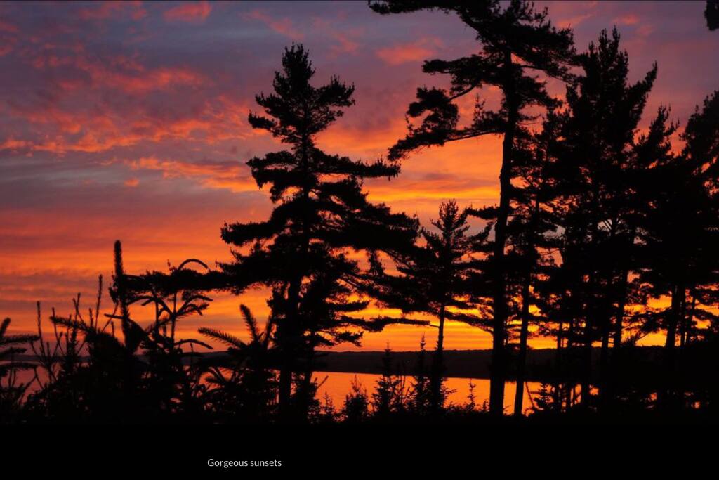 One of many magnificent sunsets