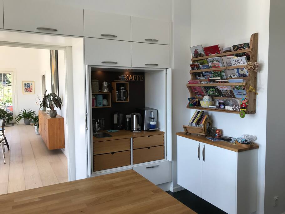 Coffe and tea cupboard