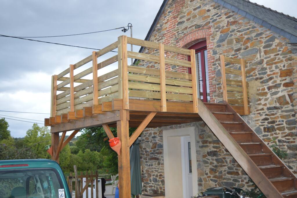 Entrée privée possible pour accéder à votre étage