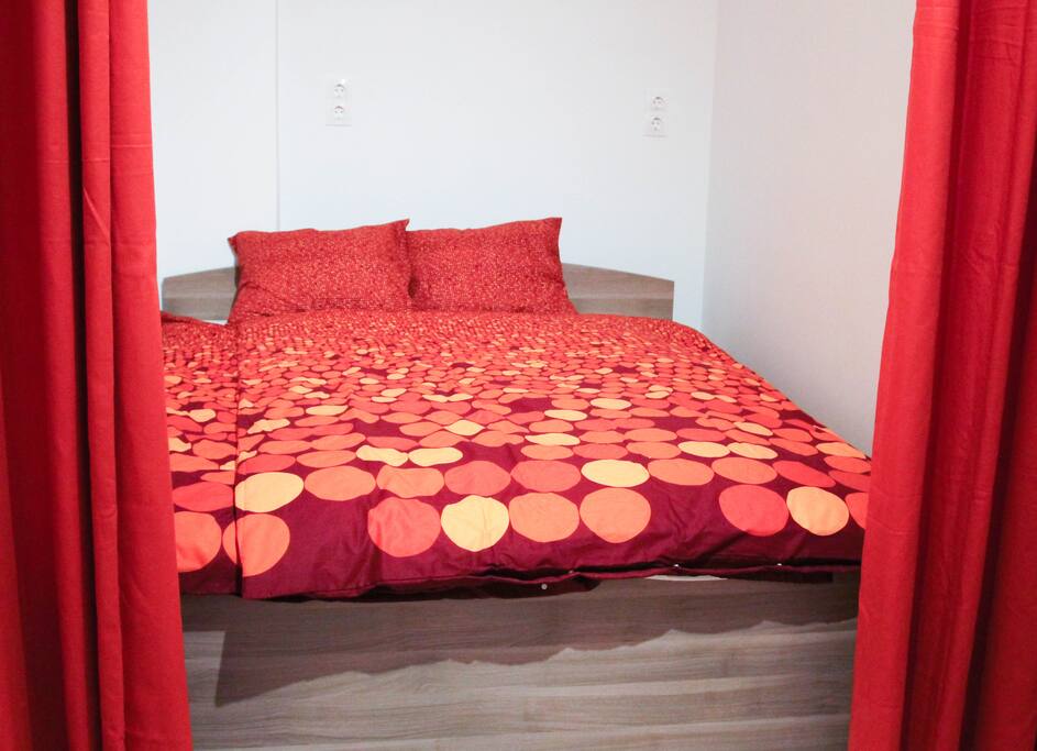 There are two identical separate bedrooms with king size beds on the second floor