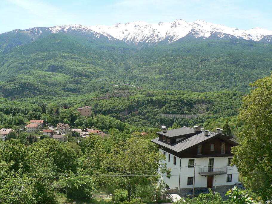 La casa, la natura, il panorama