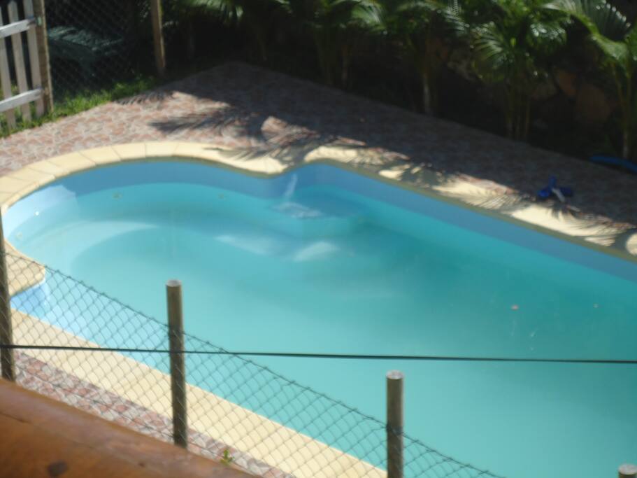 the pool