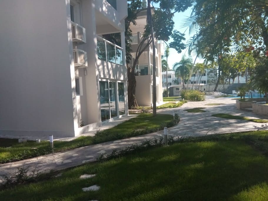 entrance to studio