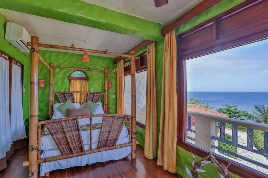 Picturesque views of the Caribbean Sea, from the Cocoa Suite (Queen).