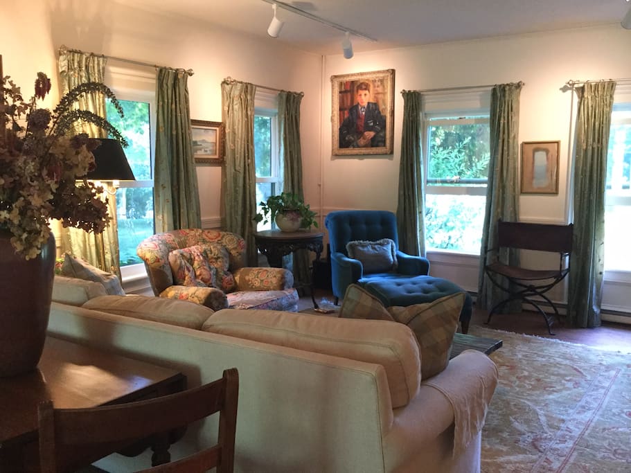 Living room with TV