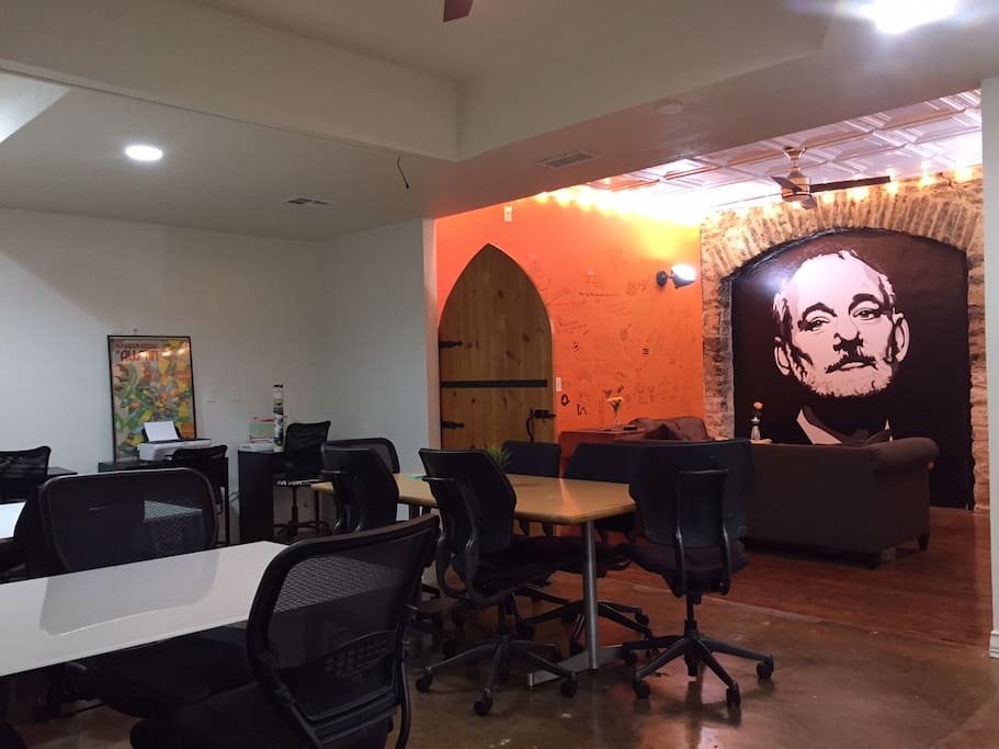 Huge CoWorking Space for you and your new friends!