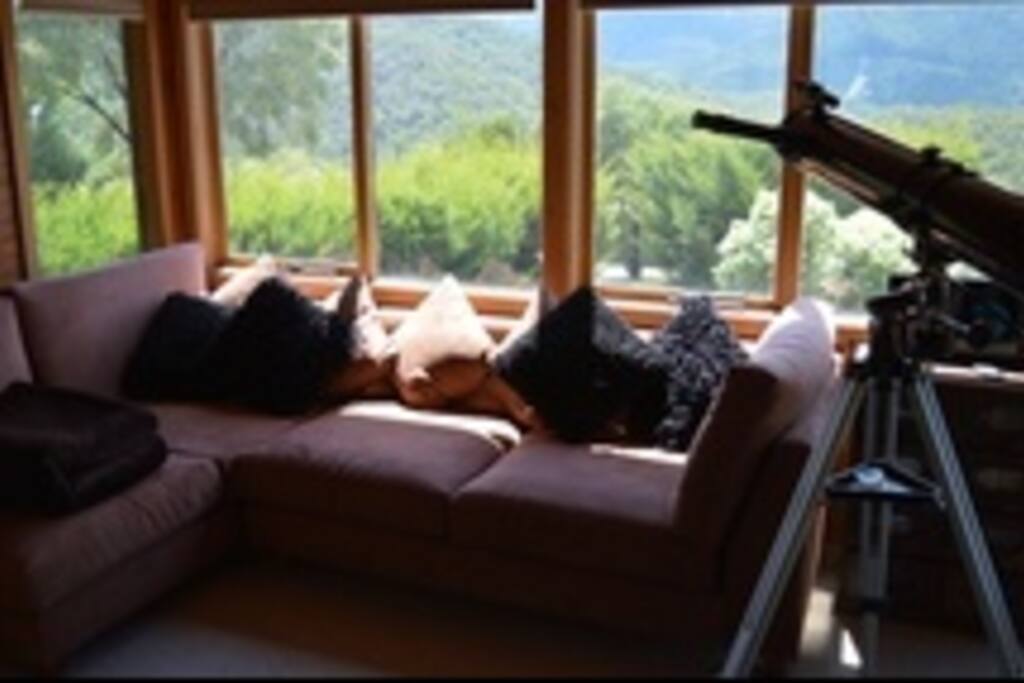 Reading nook with views forever...