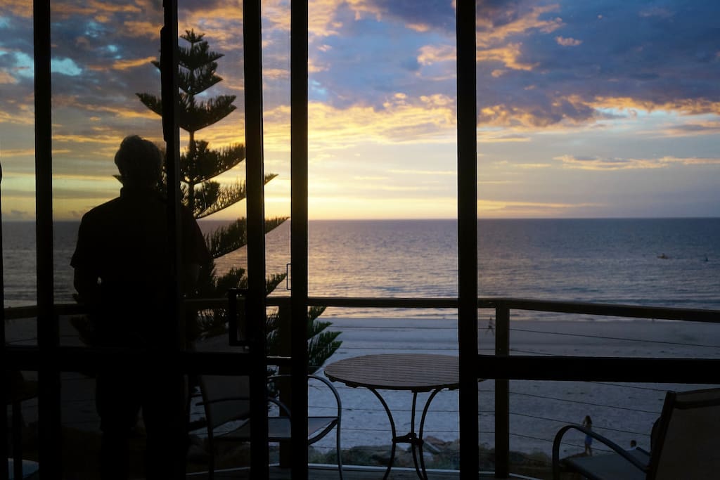 Balcony in the evening