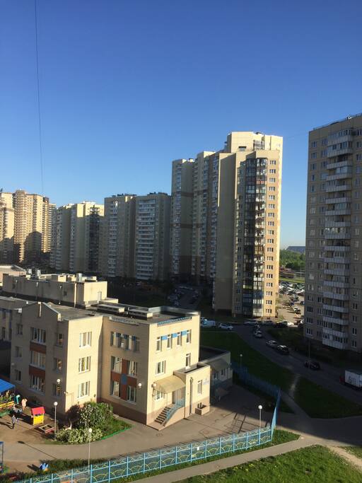 Вид на финский залив вдали