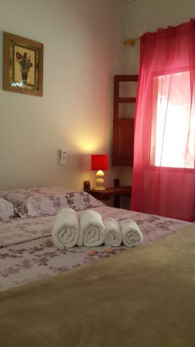 Chalé Luxo com ar-condicionado e cama Queen Size