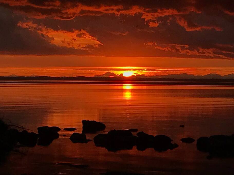 Puesta de Sol desde la Terraza Deck