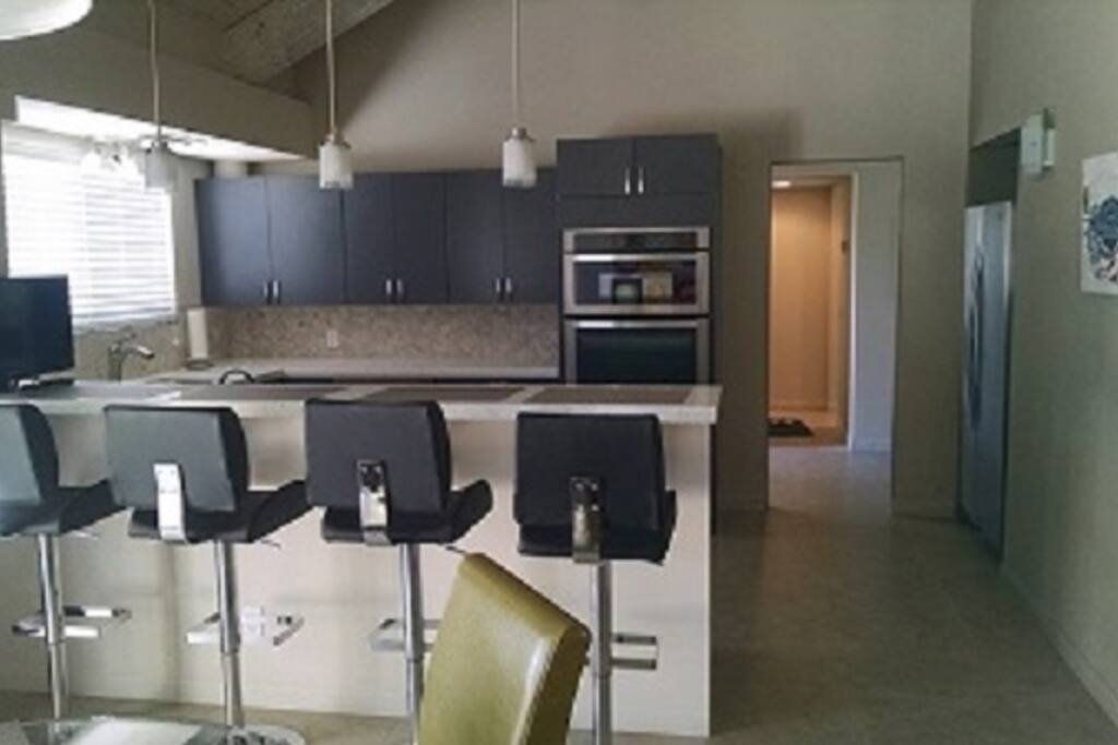 Kitchen with dining area (not in the photo)