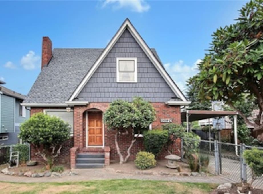 Enjoy our brick tudor style home, built in the 1920s.