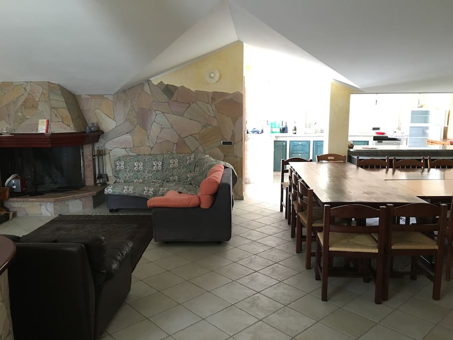open space with living-room and dining-room