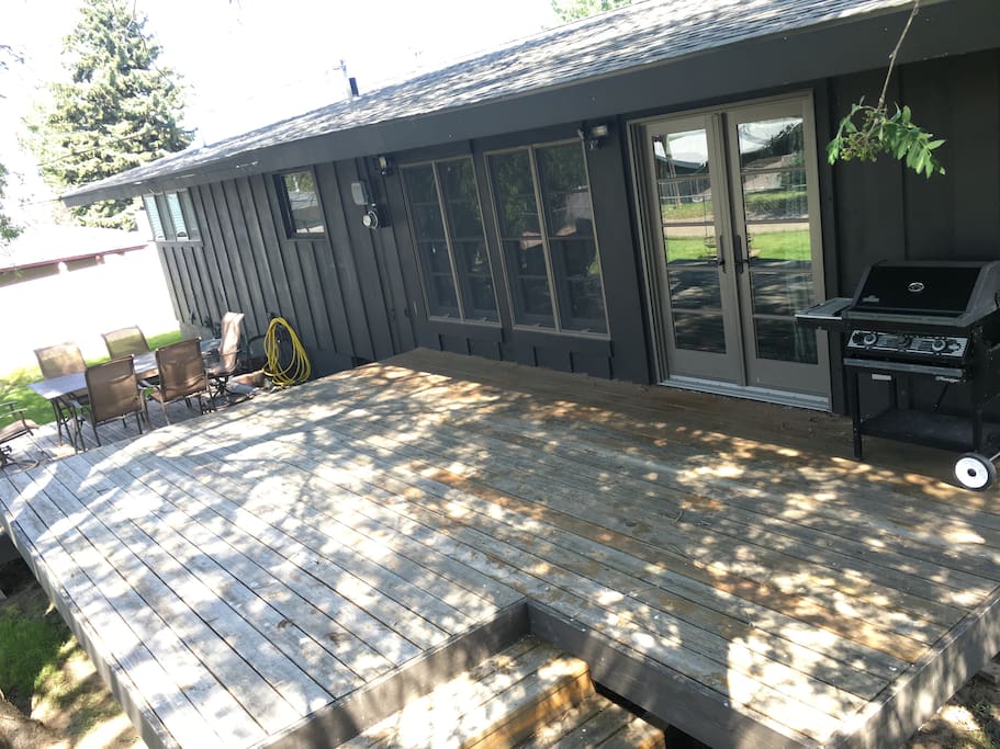 enjoy the shaded deck