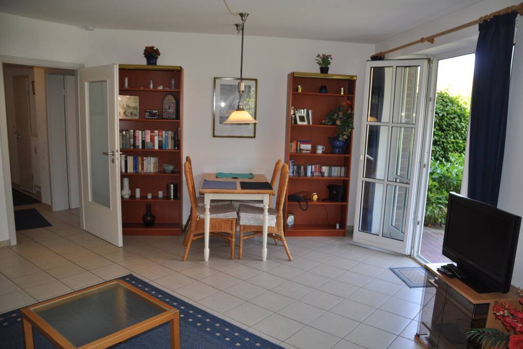Essplatz im Wohnzimmer