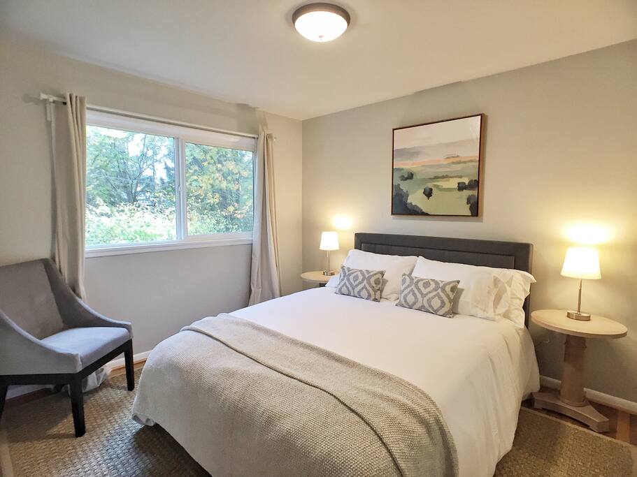 Main Floor Bedroom with Queen Bed