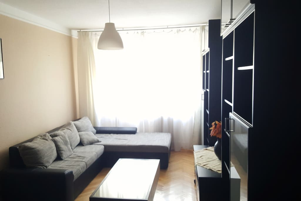 Bedroom 1 (with a couch and place for an inflatable mattress)