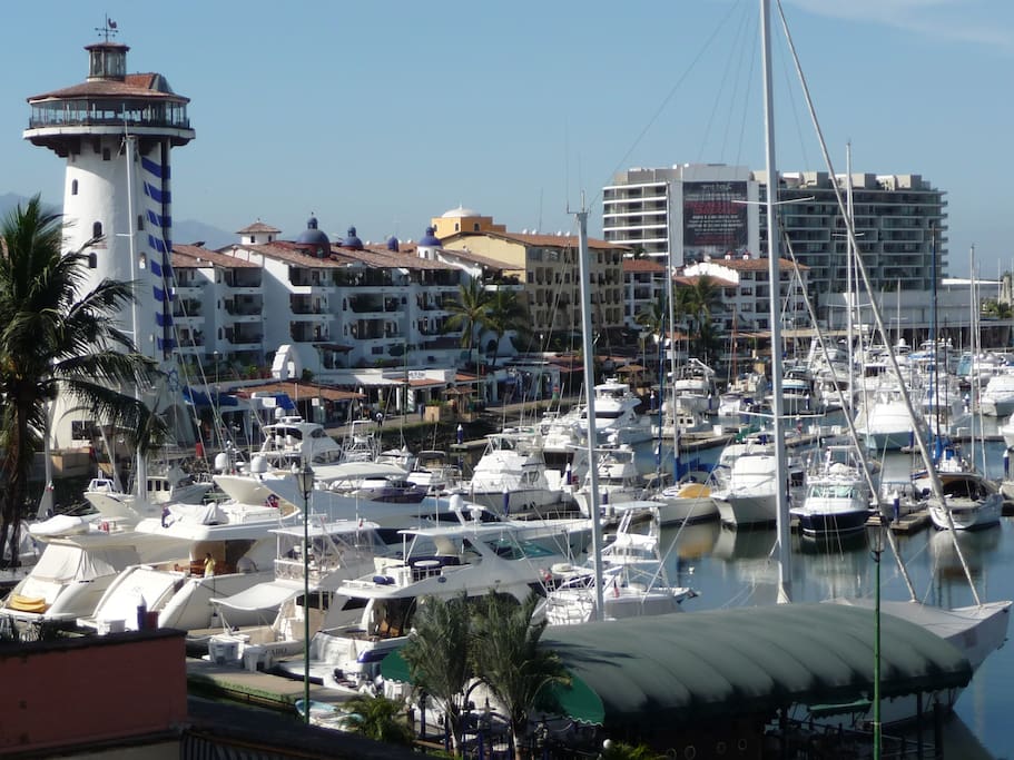 View of Marina and Lighthouse