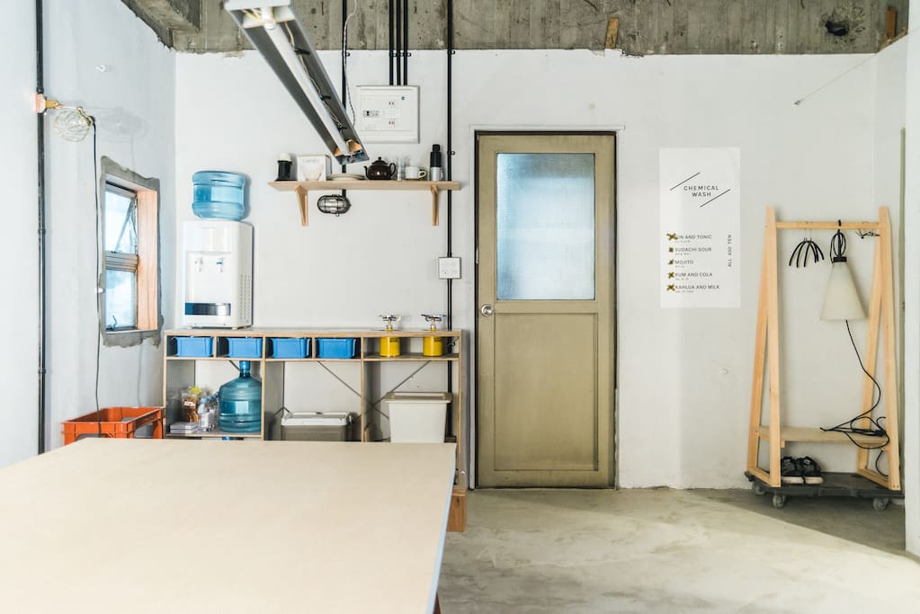 entrance and kitchen