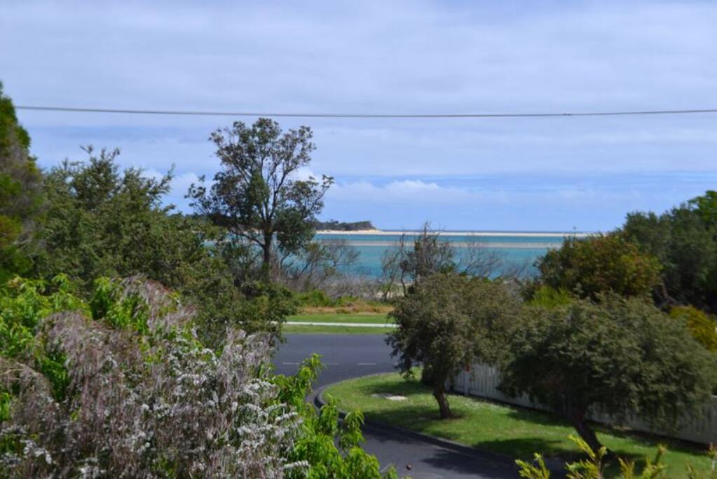 Sea view from front top deck