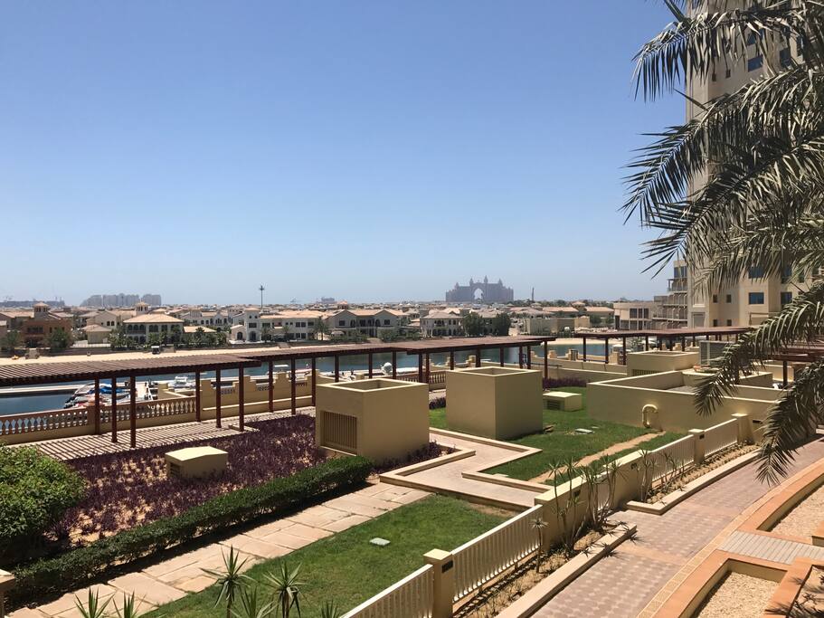 The peaceful and tranquil view from the apartment