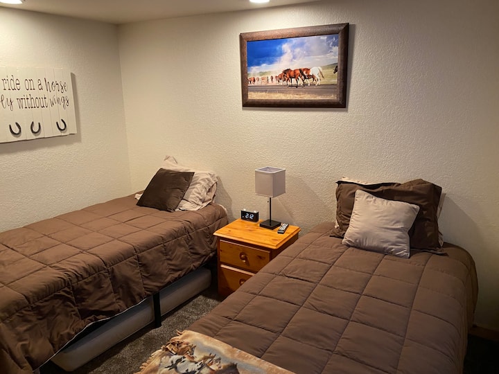 Horse Room—XL Twin Beds
(Can be pushed together for a king)