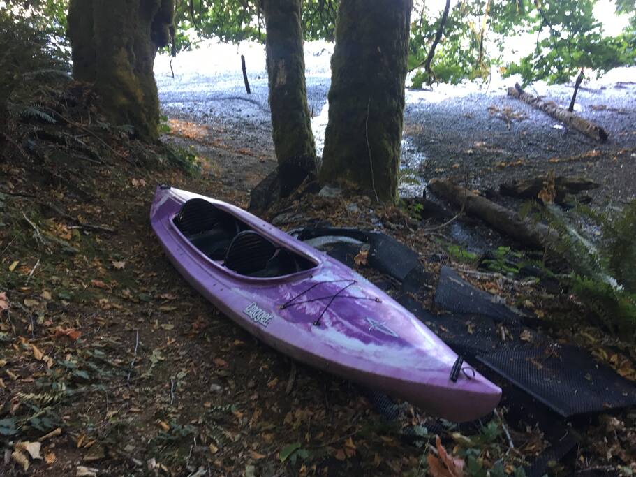 Kayak for you to use while you're staying here.