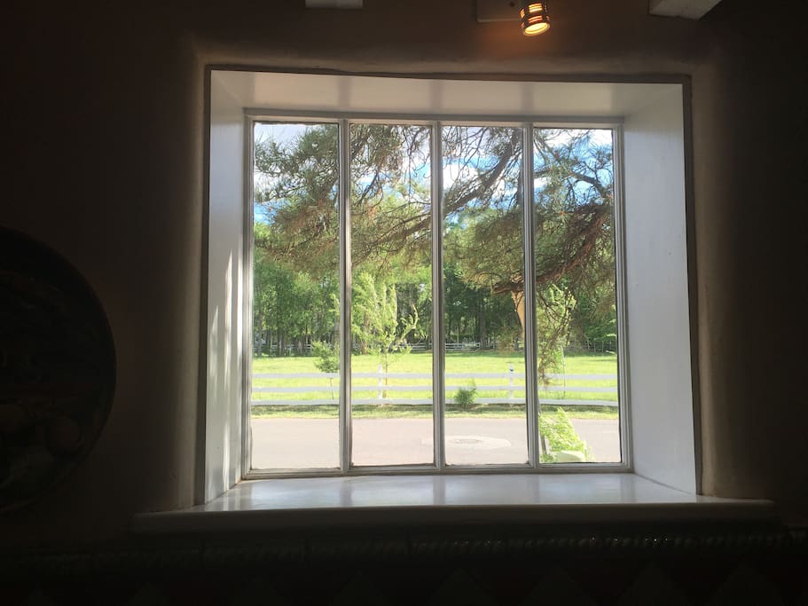 View from kitchen window