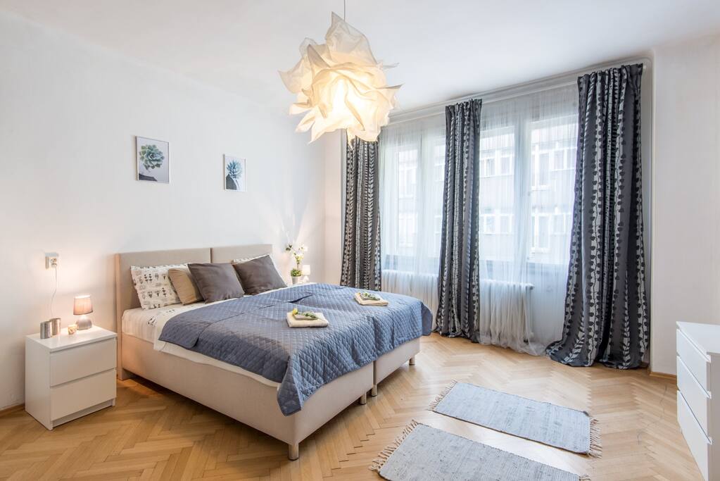 You can restore your energy after a long day in the first bedroom