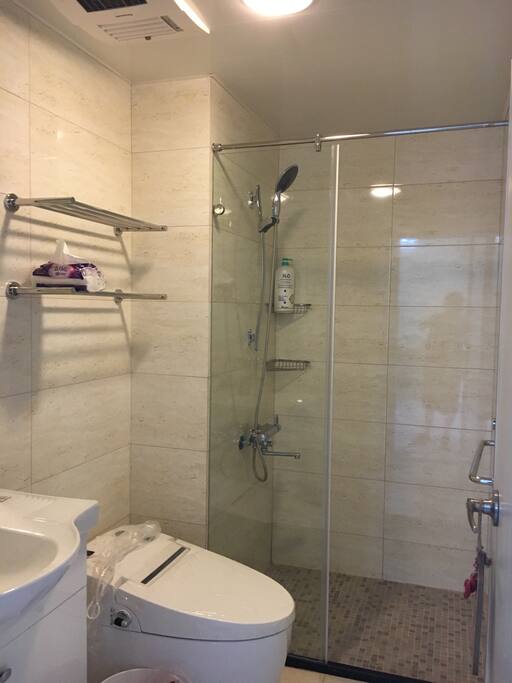 Toto washlet and hotel style shower!