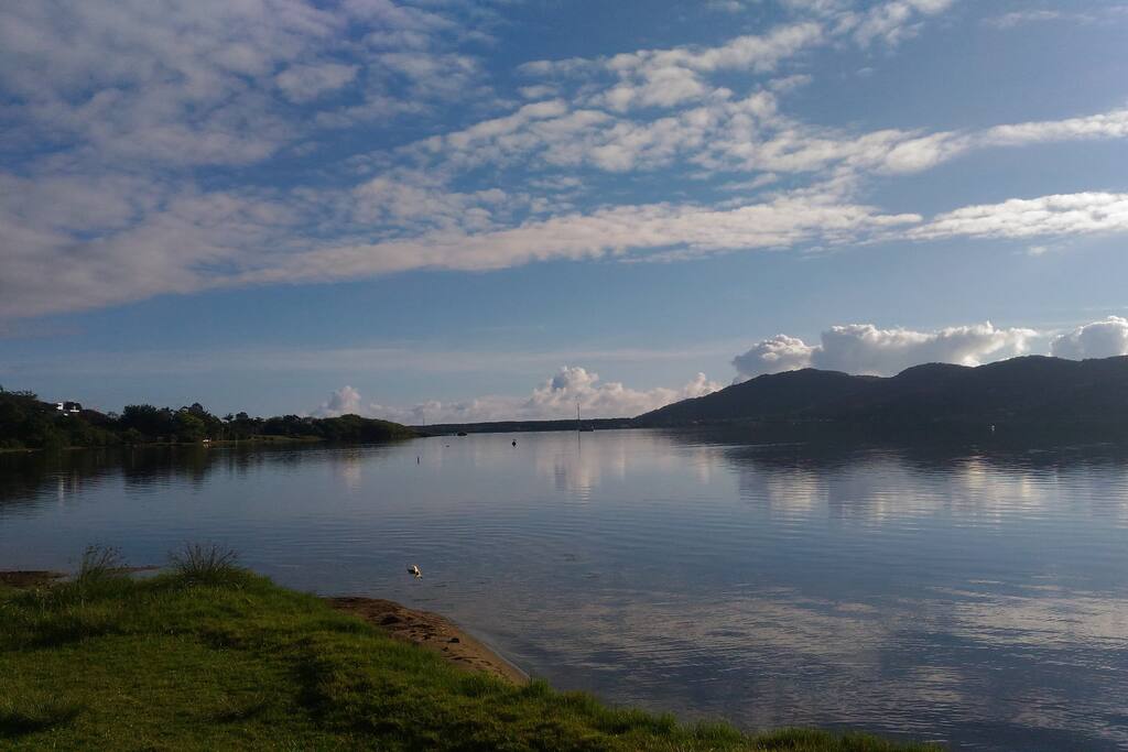 Vista de nossa prainha olhando para o Norte