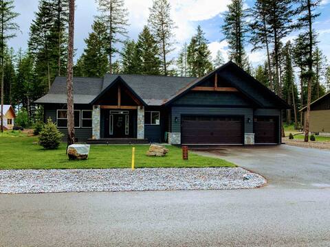 Well-appointed family home surrounded by timbers.