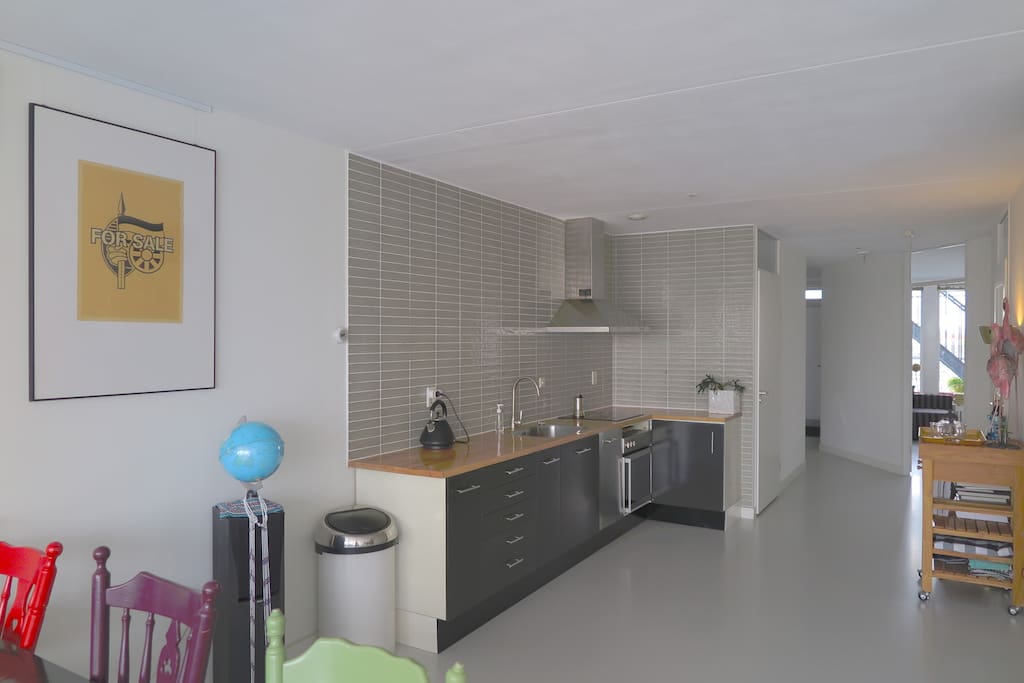The kitchen.