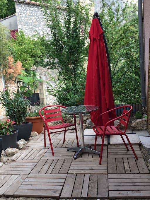 Notre petite terrasse